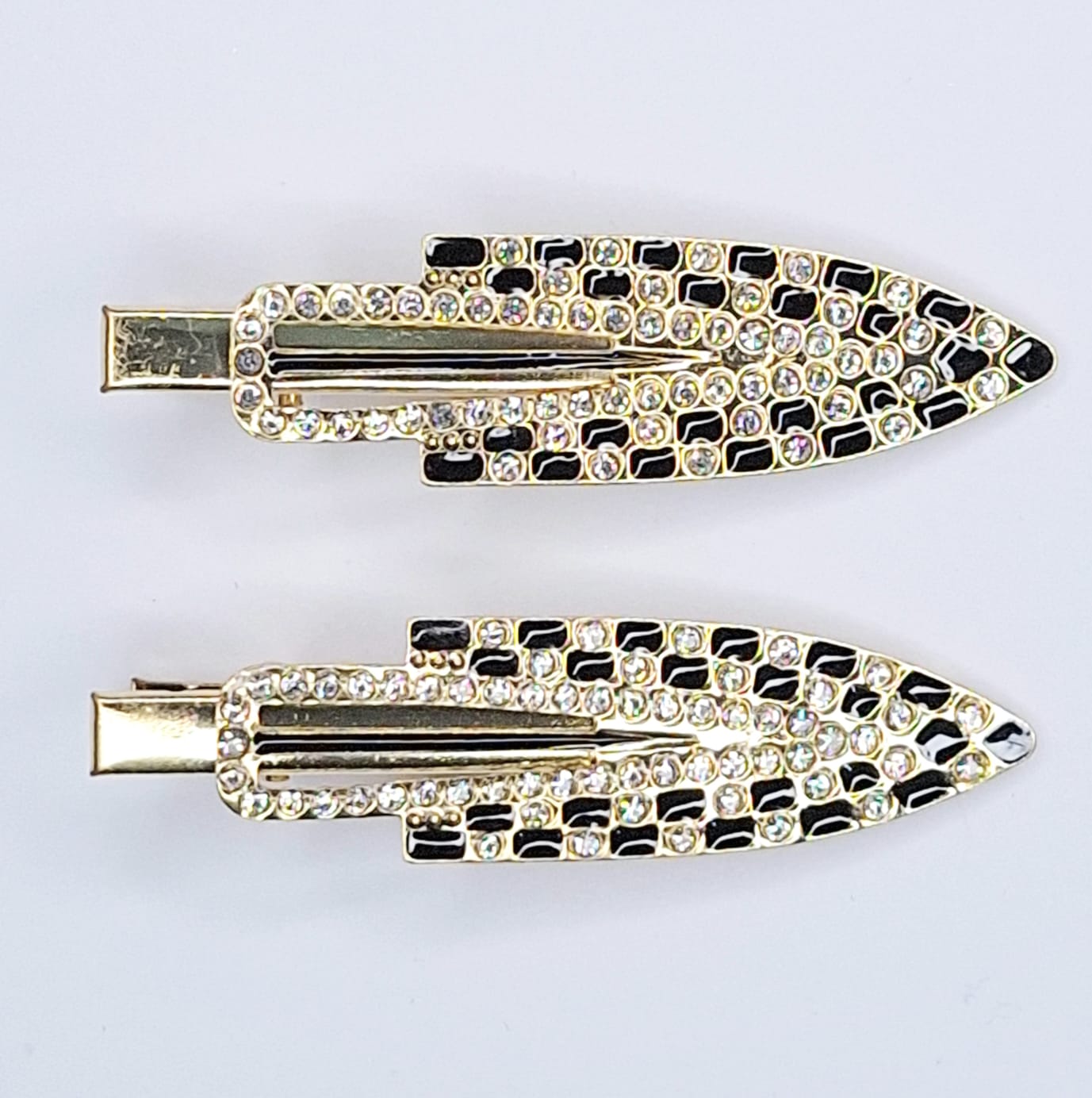 Grampo de cabelo com strass